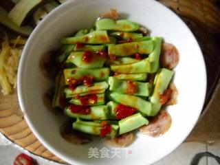 Steamed Eggplant with Cured Meat recipe