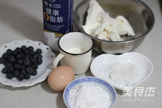 Popped Blueberry Cheese Tart recipe