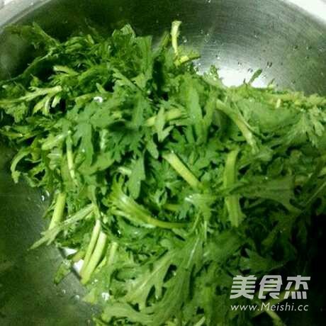 Fried Chrysanthemum with Sea Oysters recipe
