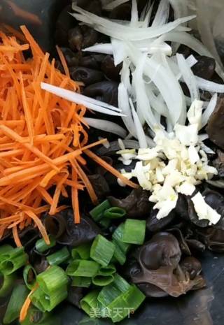 Cold Fungus Mixed Vegetables recipe