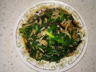 Stir-fried Shredded Pork with Leek recipe