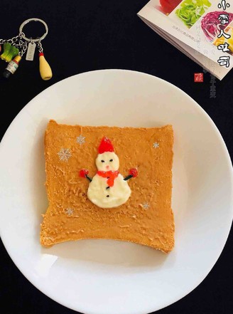 Little Snowman Toast recipe