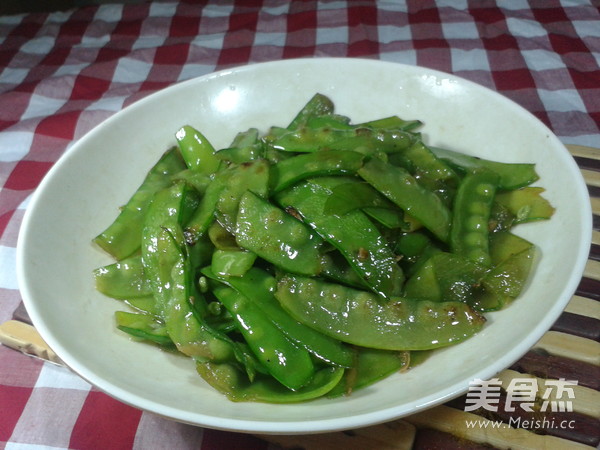 Stir-fried Snow Peas recipe