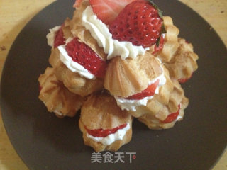 Strawberry Puffs recipe