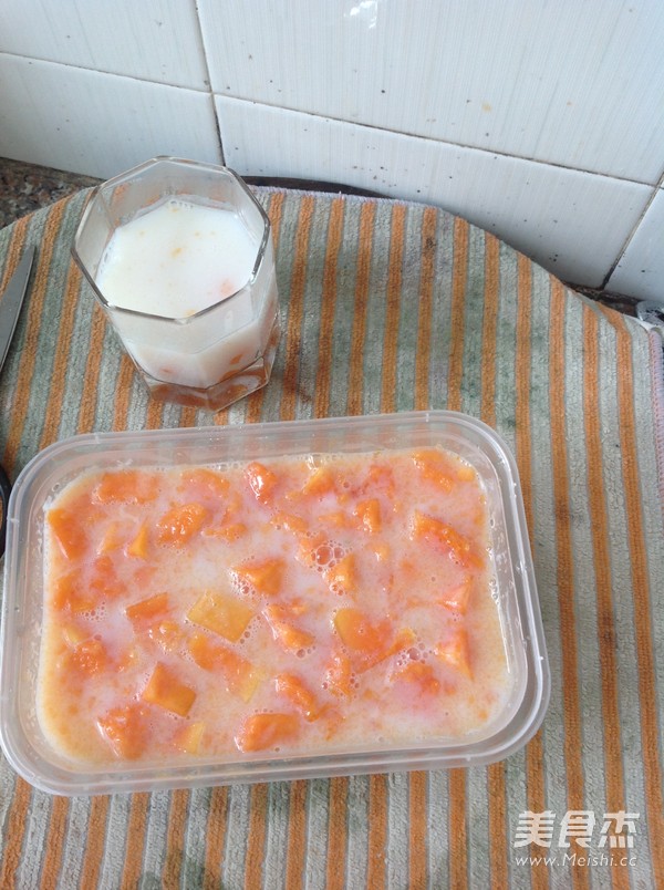 Papaya Milk Jelly recipe