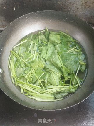 Garlic Spinach Steps recipe