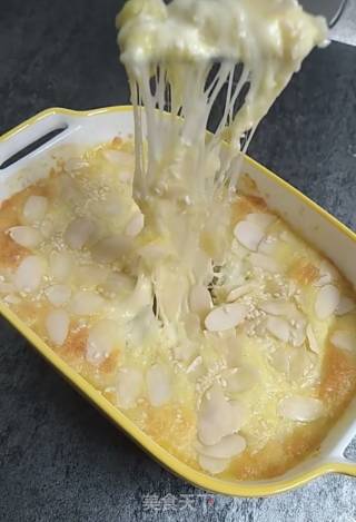 Baked Sweet Potato with Cheese recipe