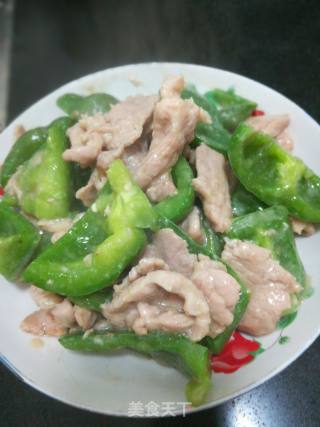 Stir-fried Bell Pepper with Lean Pork recipe