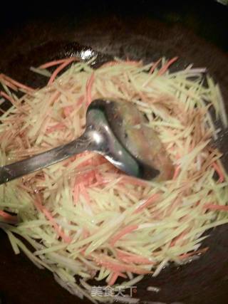 Garlic Potato Shreds recipe