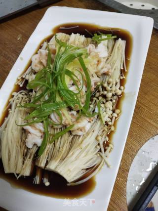 Enoki Mushroom and Shrimp recipe