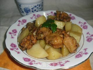 Potato Roasted Chicken Wings recipe