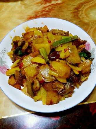 Potato Twice-cooked Pork recipe