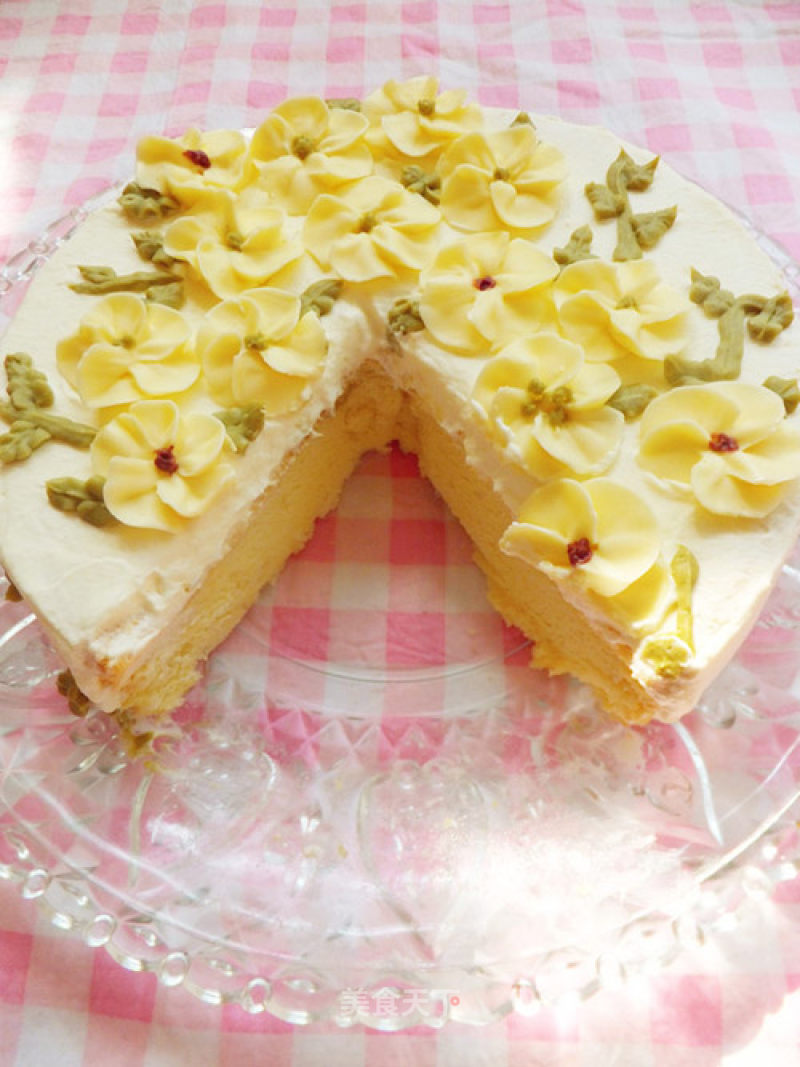 Chiffon Decorated Cake recipe