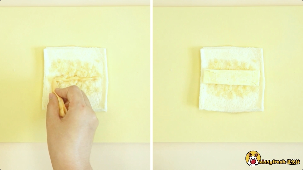 Fish Floss Cheese Toast Roll recipe