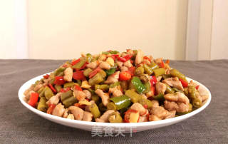 Hot and Sour Diced Pork recipe