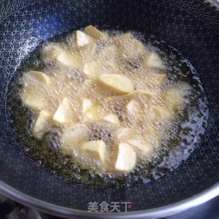 Sweet Osmanthus Mixed with Potato Wedges recipe