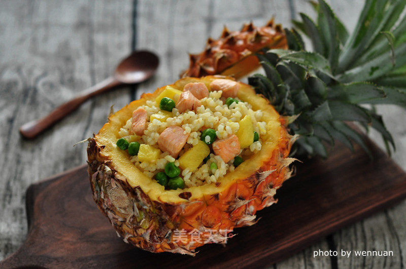 Salmon Fried Rice recipe