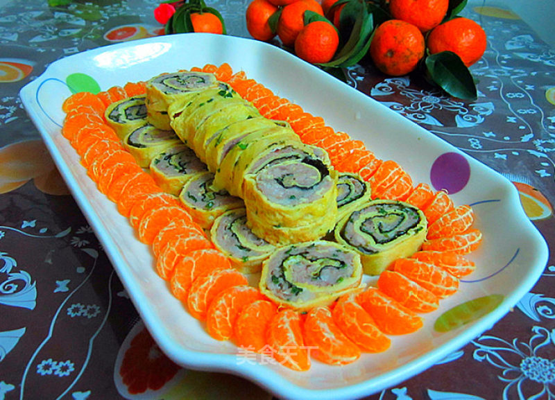 Ping An Happiness Roll-----the Eighth Dish of The New Year’s Eve recipe