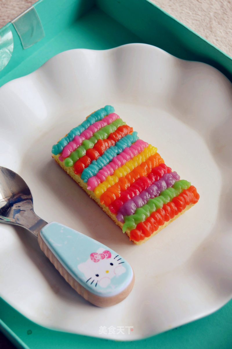 #四session Baking Contest and is Love to Eat Festival#white Bean Paste Decorated Cake recipe