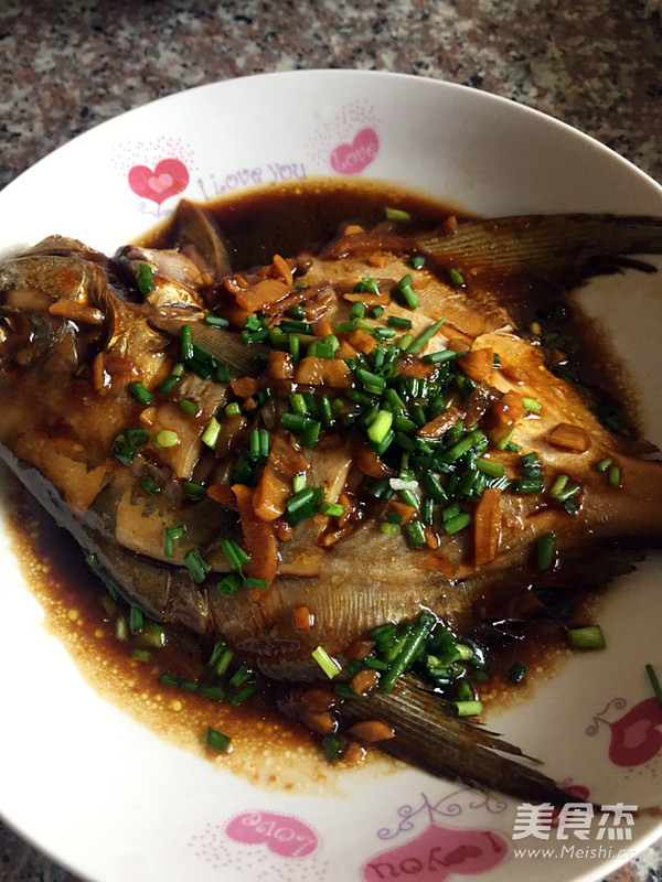 Braised Pomfret recipe