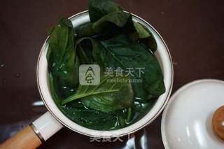#aca烤明星大赛#spinach Pudding recipe