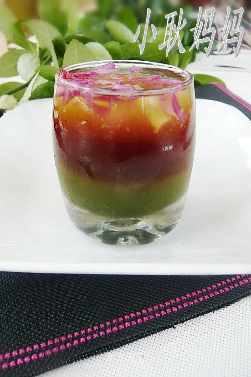 Three-color Tea Jelly