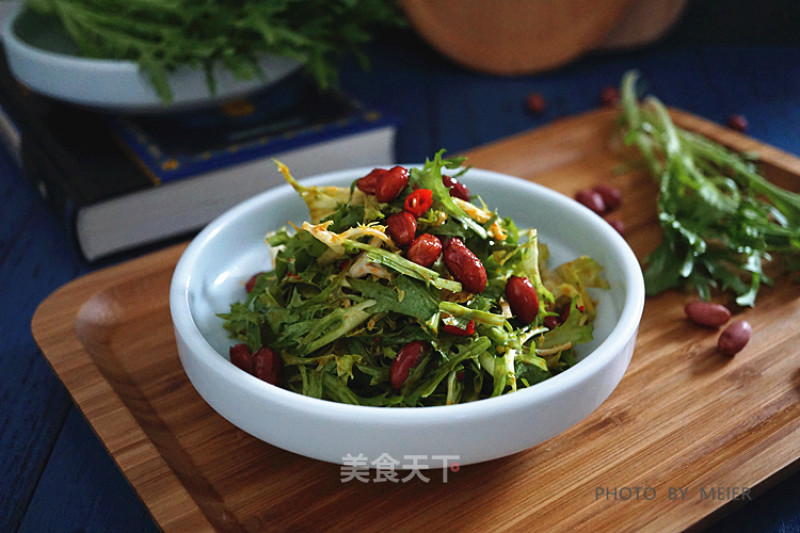 #春食野菜香# Cold Bitter Chrysanthemum Raw Rice recipe