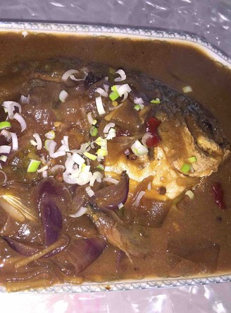 Braised Pomfret recipe