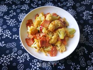 #团圆饭# Stir-fried Cauliflower with Bacon recipe