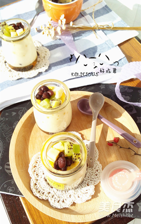 Caramel Red Bean Pudding recipe