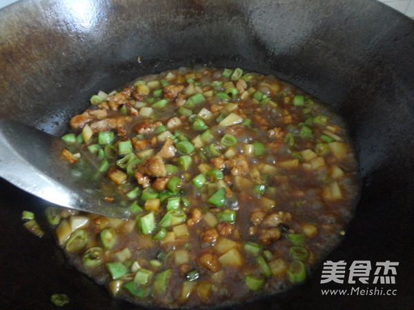 Stir-fried Double Diced with Sauce recipe