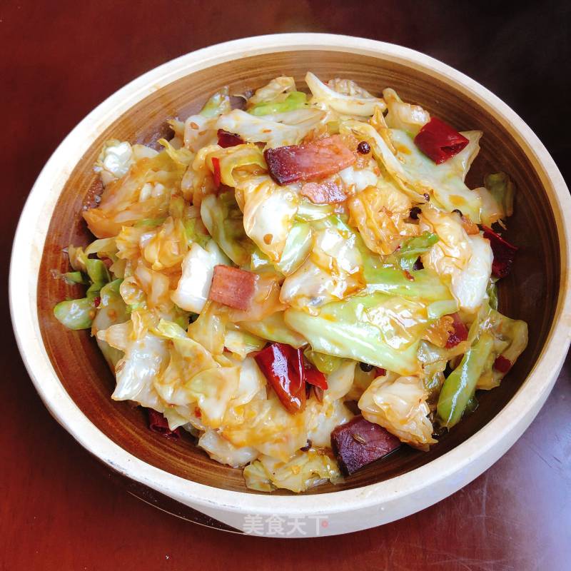 Bacon Shredded Cabbage recipe