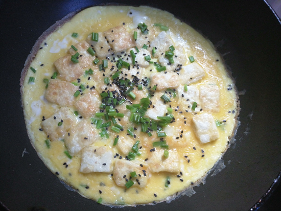 [jin Yu Man Tang] Eggs and Tofu recipe