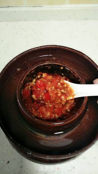 Private Secret Chopped Pepper Flammulina recipe