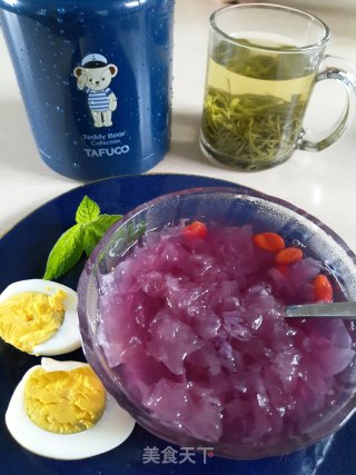 Lazy Purple Sweet Potato Tremella recipe