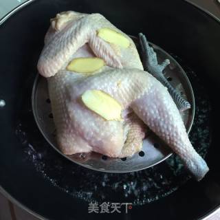 Steamed Chicken with Garlic recipe