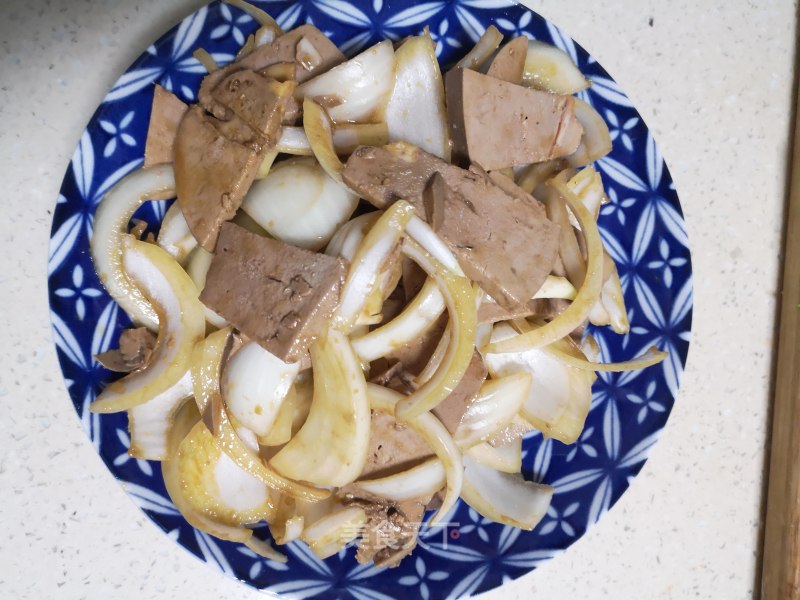 Three Minutes Onion Mixed with Pork Liver