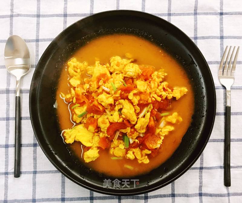 Tomato Scrambled Eggs recipe