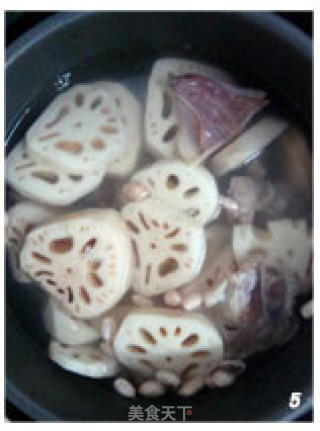 Lotus Root Squid Tube Bone Soup recipe