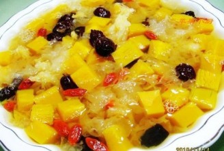 Stewed Tremella with Pumpkin and Red Dates recipe