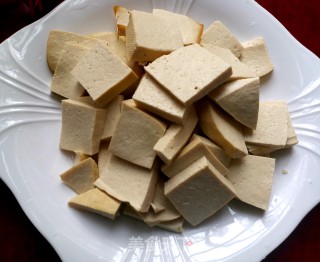 Stir-fried Tofu with Homemade Green Peppers recipe