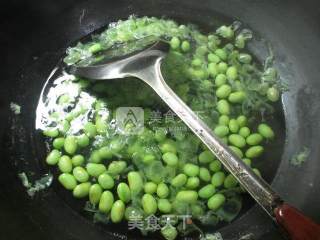 Fried Edamame with Onion recipe