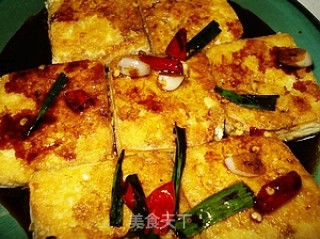 Pan-fried Stinky Tofu recipe