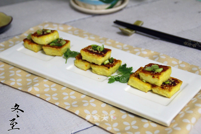 #aca烤明星大赛# Crispy Tofu Grilled with Korean Spicy Sauce recipe