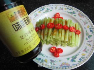 Lettuce Strips in Oyster Sauce recipe