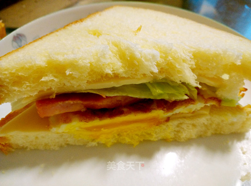 Three-minute Breakfast-cheese Sandwich recipe