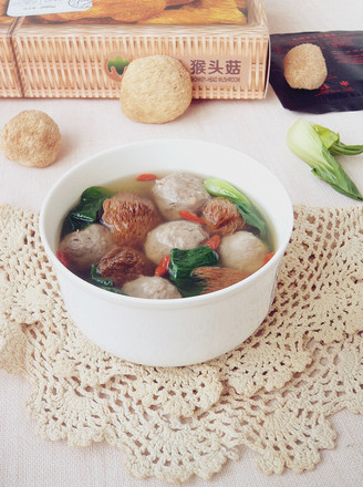 Beef Balls in Claypot with Hericium recipe