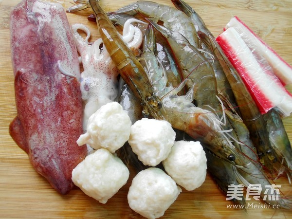 Steamed Seafood Tofu recipe