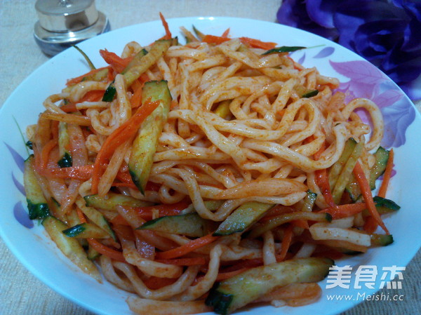 Korean Spicy Sauce Noodles recipe