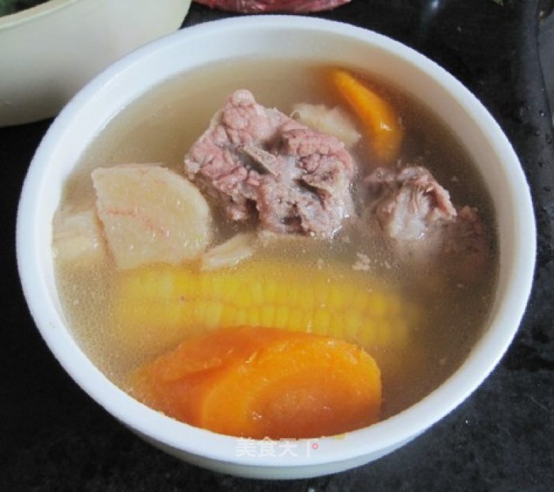 Pueraria Lobata Corn Bone Soup recipe